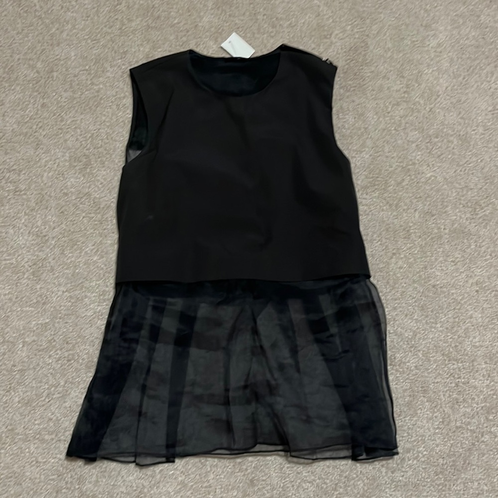 Joseph silk and cotton vest tank